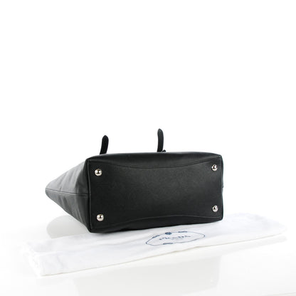 Prada Saffiano Soft Tote Nero Black 5 of 9