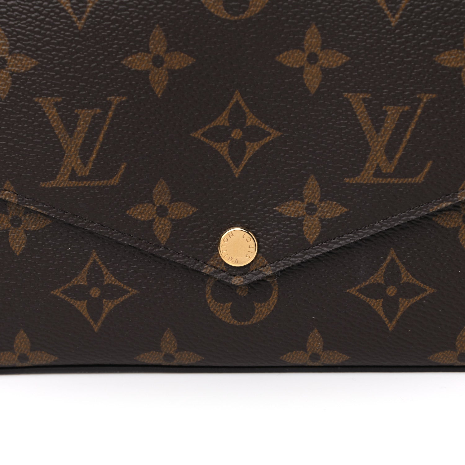 Louis Vuitton Monogram Pochette Felicie Chain Wallet Fuchsia 10 of 15