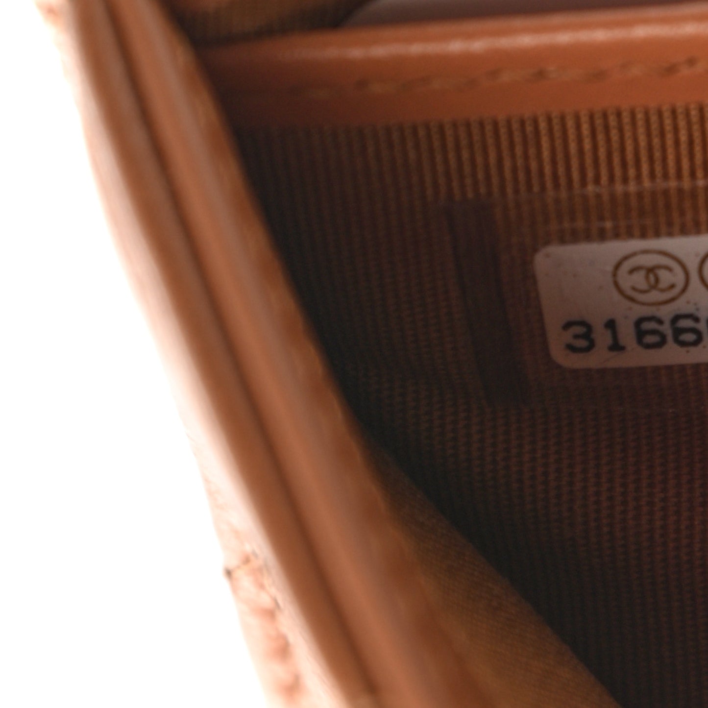 Lambskin Quilted Chanel 19 Flap Wallet Brown