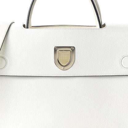 Christian Dior Goatskin Medium Diorever Flap White 10 of 10