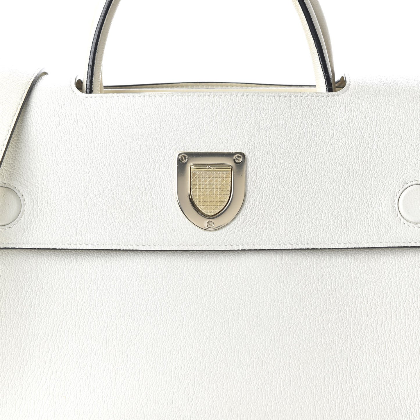Goatskin Medium Diorever Flap White