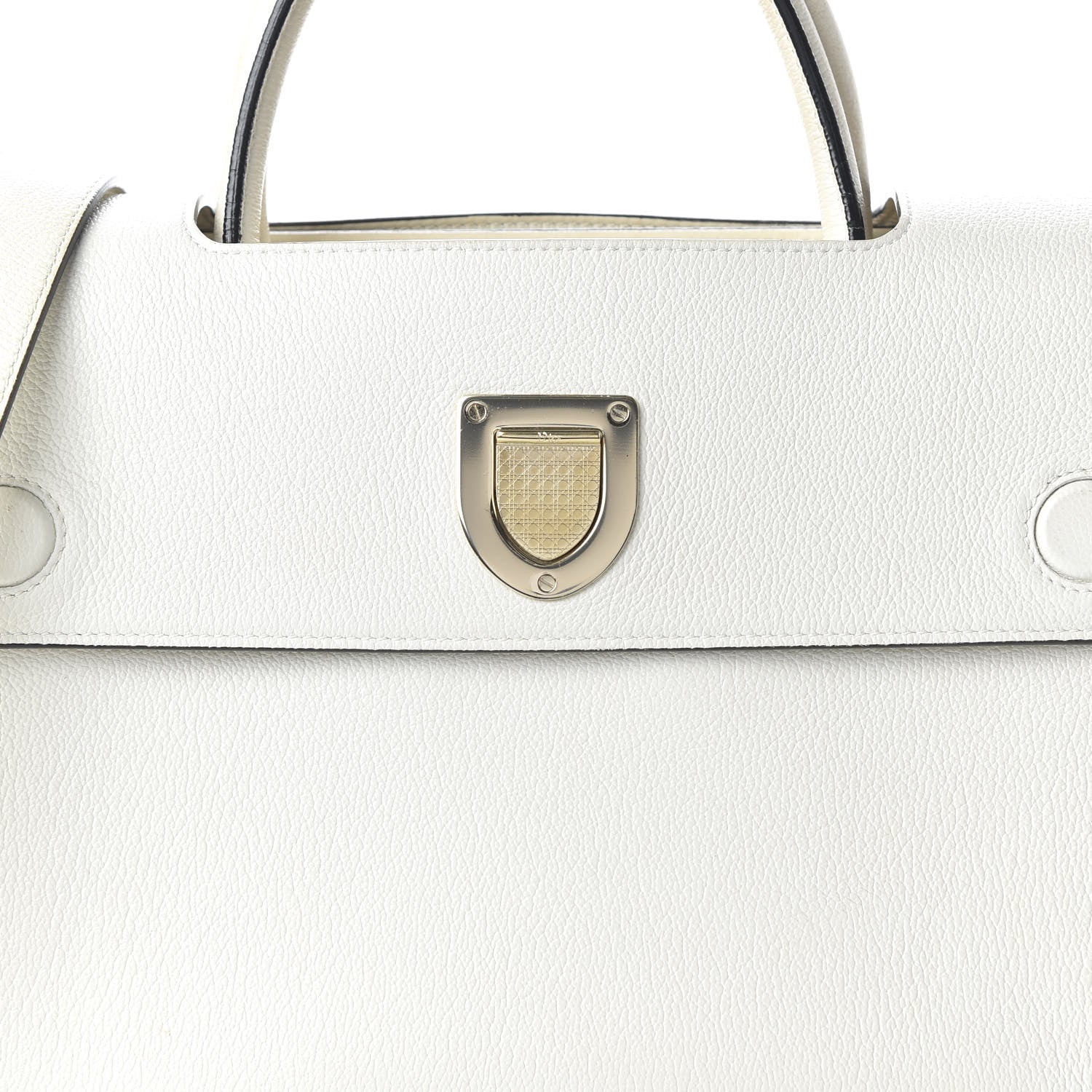 Christian Dior Goatskin Medium Diorever Flap White 10 of 10