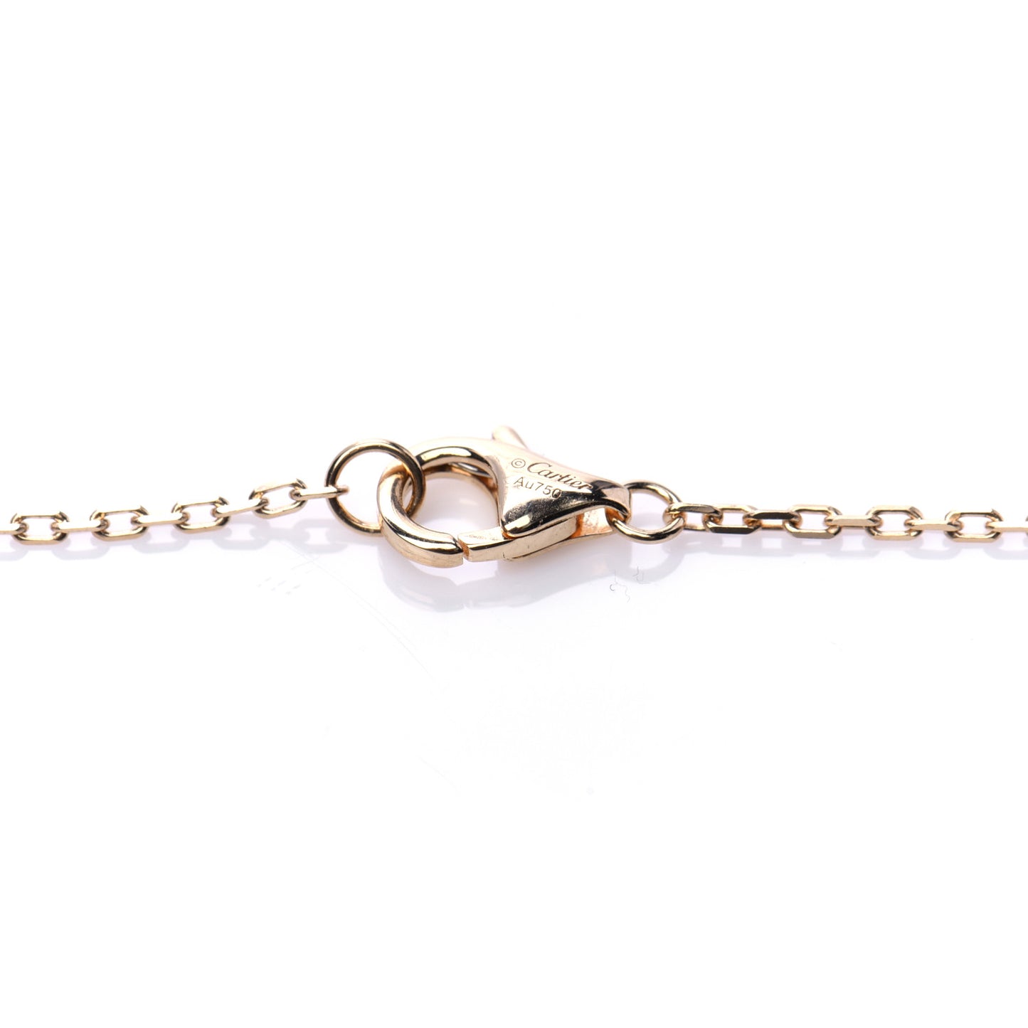 18K Yellow Gold Diamond Juste Un Clou Pendant Necklace