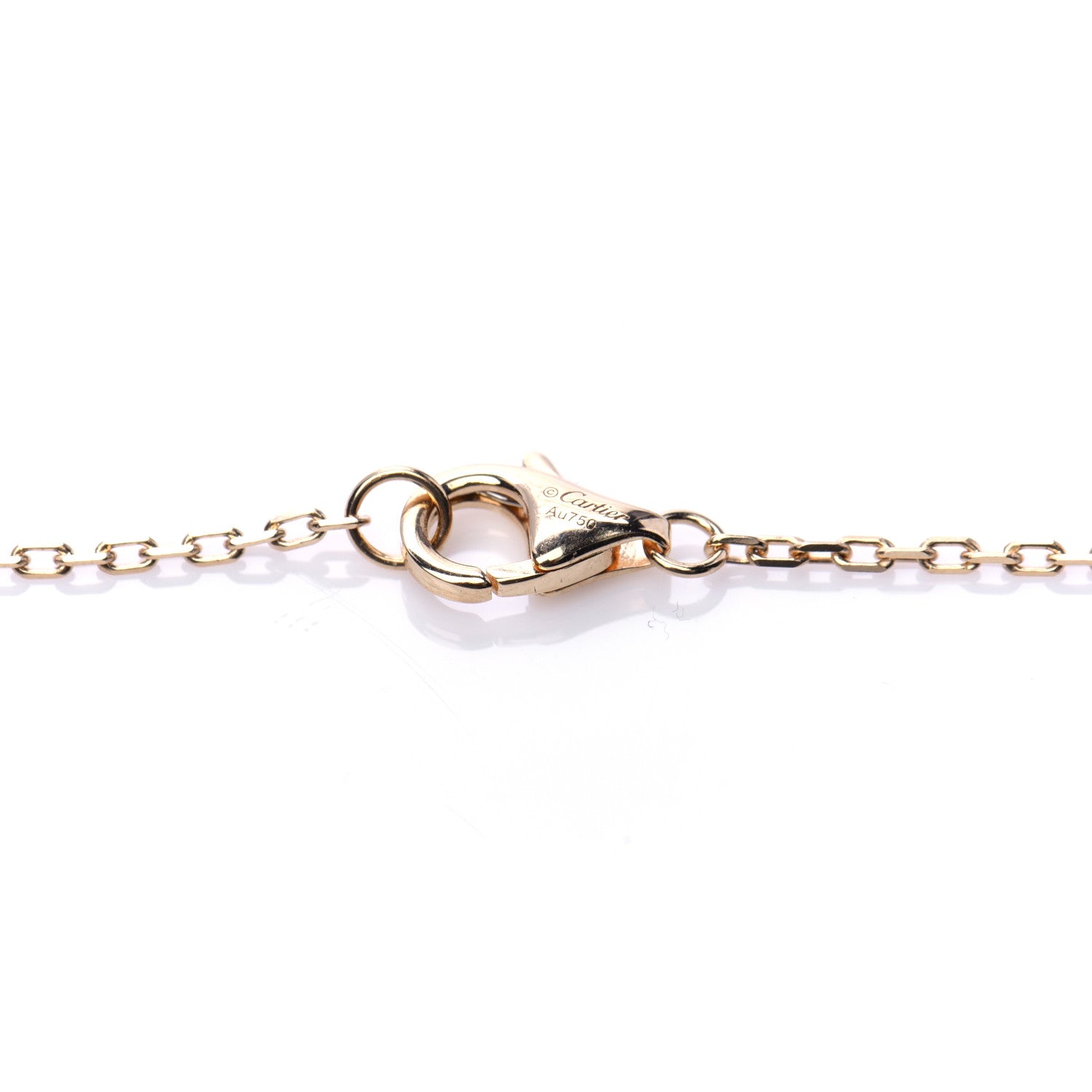 Cartier 18K Yellow Gold Diamond Juste Un Clou Pendant Necklace 6 of 8