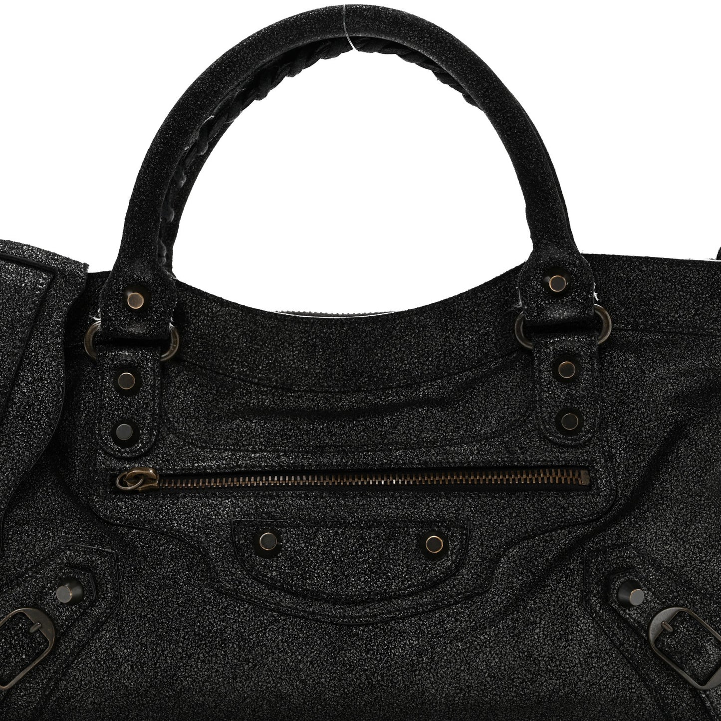 Craquele Calfskin Classic Hardware First Black