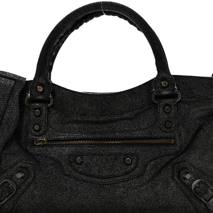 Balenciaga Craquele Calfskin Classic Hardware First Black 9 of 14