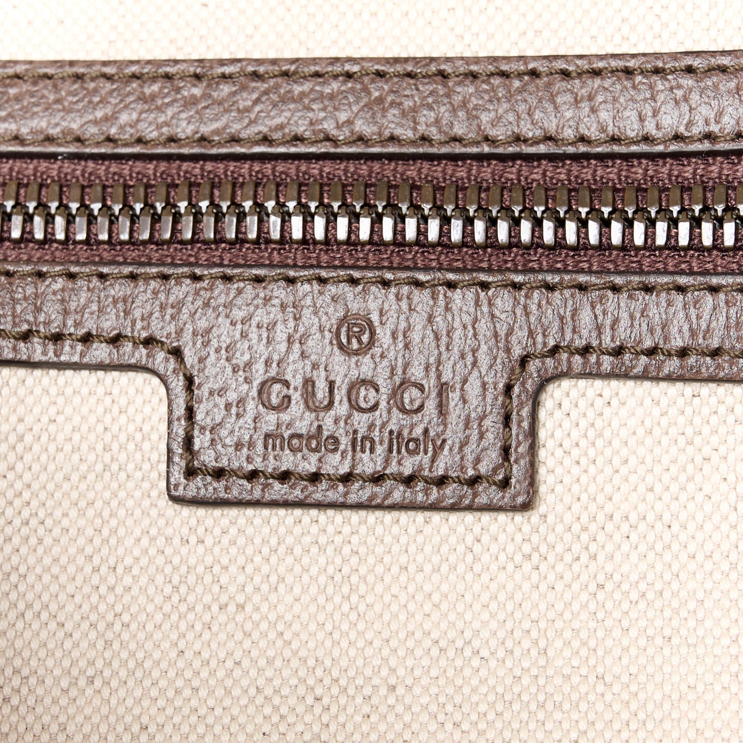 GG Supreme Monogram Textured Dollar Calfskin Web Small Ophidia Day Backpack Beige Ebony Fluorescent Fuchsia