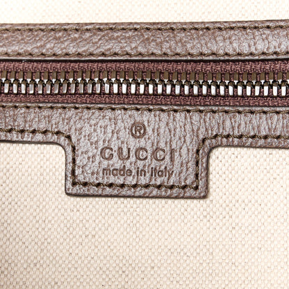 Gucci GG Supreme Monogram Textured Dollar Calfskin Web Small Ophidia Day Backpack Beige Ebony Fluorescent Fuchsia 7 of 11