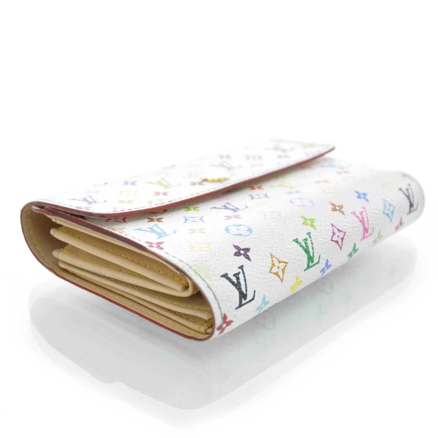 Monogram Multicolor Alexandra Wallet White