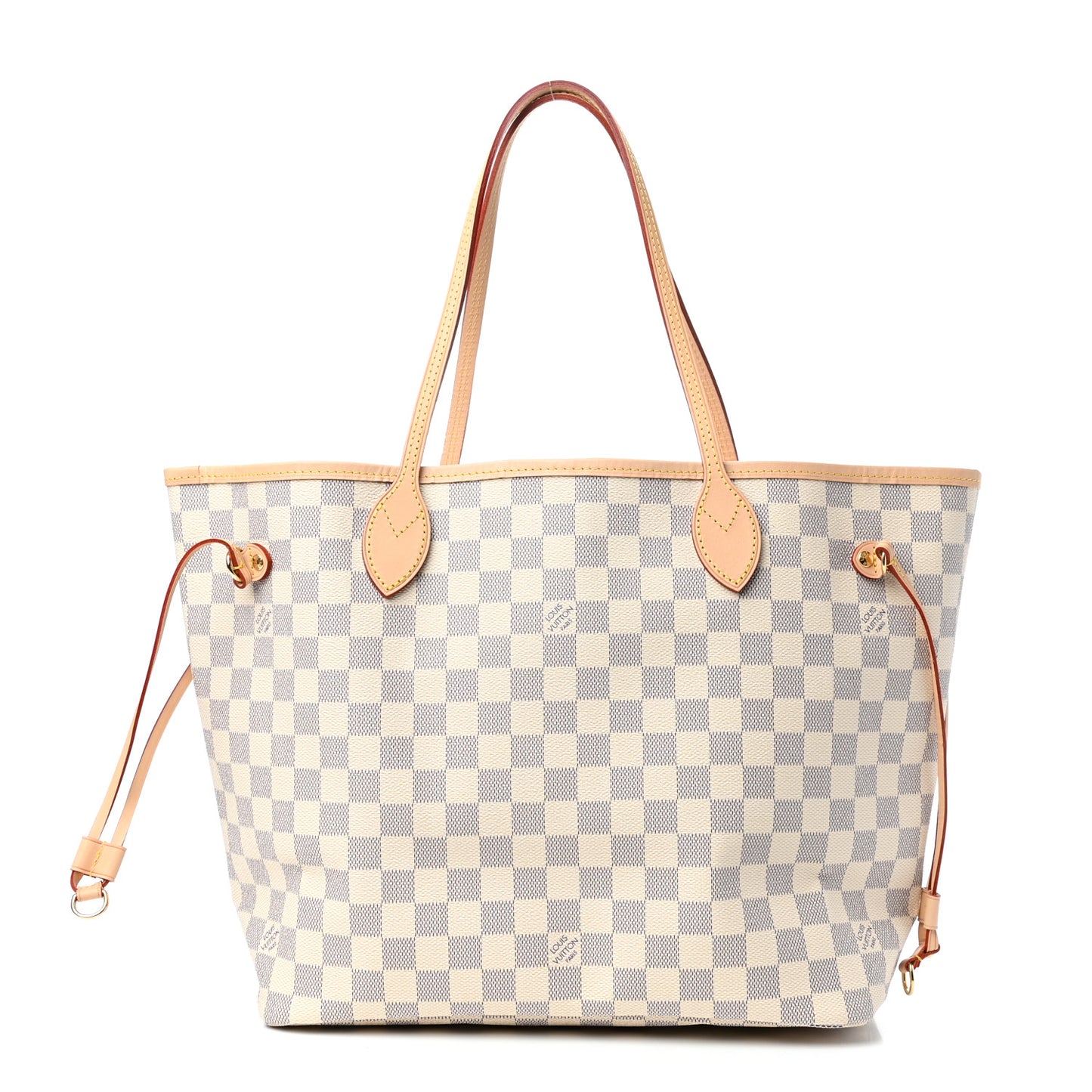 Damier Azur Neo Neverfull MM Rose Ballerine