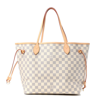 Louis Vuitton Damier Azur Neo Neverfull MM Rose Ballerine 1 of 9