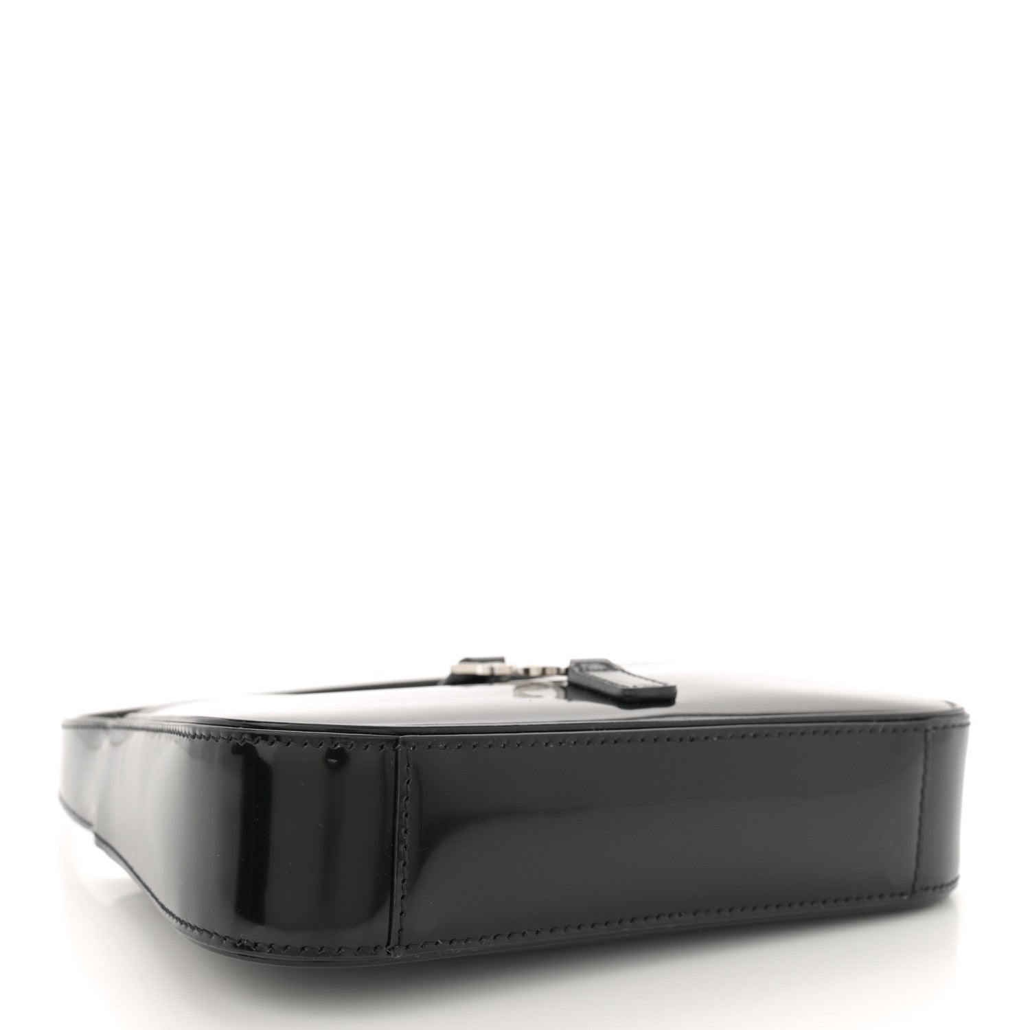 Saint Laurent Patent Calfskin Le 5 A 7 Mini Hobo Black 4 of 12