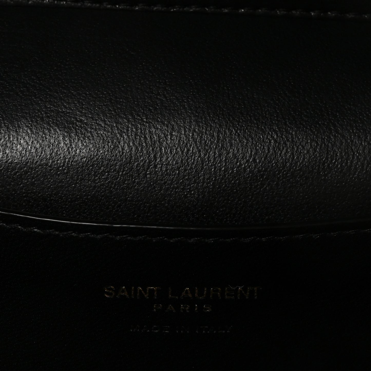Lambskin Quilted Mini Gaby Vanity Case Black