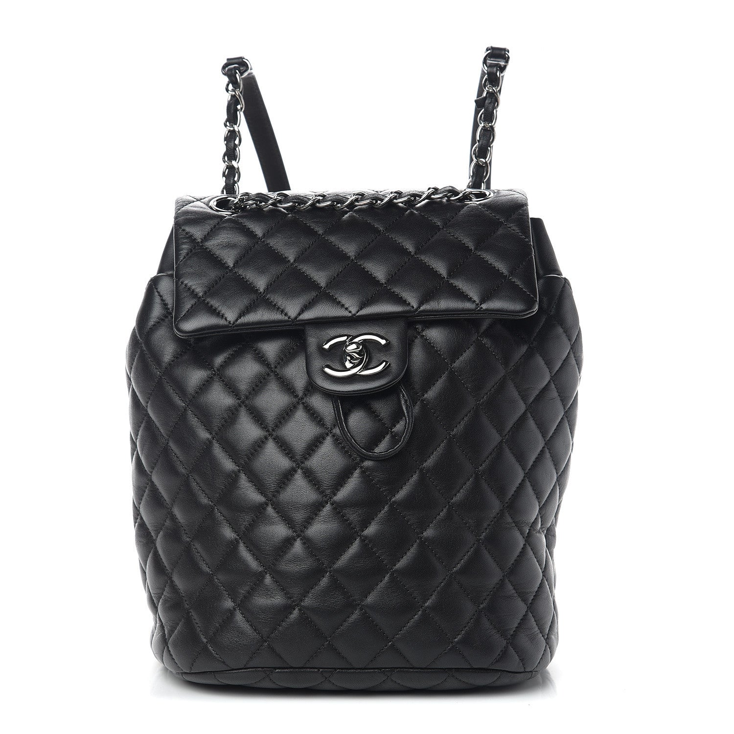 Chanel Lambskin Quilted Small Urban Spirit Backpack Black 1 of 9