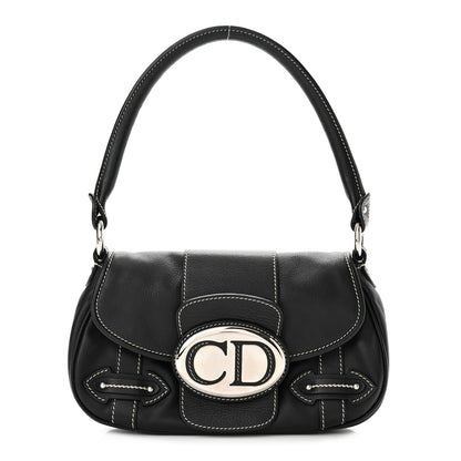Christian Dior Calfskin Saint Germain Shoulder Bag Black 1 of 10