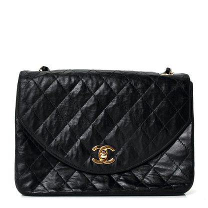 Chanel Lambskin Quilted Small Single Flap Black 1 of 4
