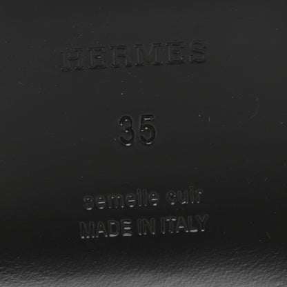 Hermes Heritage Calfskin Carlotta Mules 35 Naturel 7 of 13