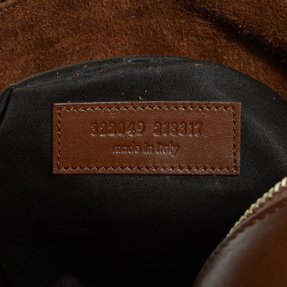 Saint Laurent Calfskin Classic Duffle 6 Cognac 6 of 9
