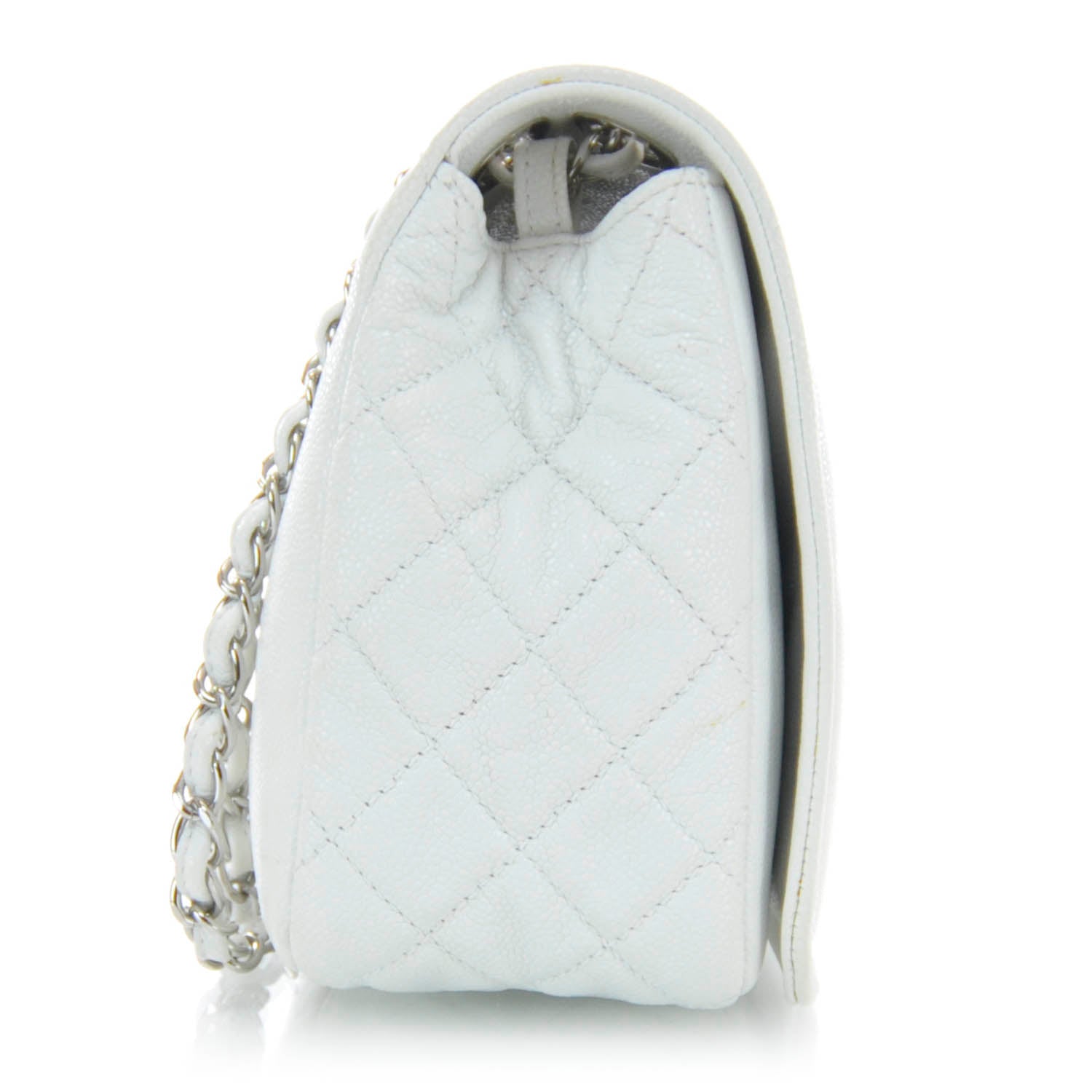 Chanel Caviar Timeless Large Flap White 4 of 9