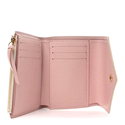Louis Vuitton Damier Azur Victorine Wallet Rose Ballerine 5 of 6