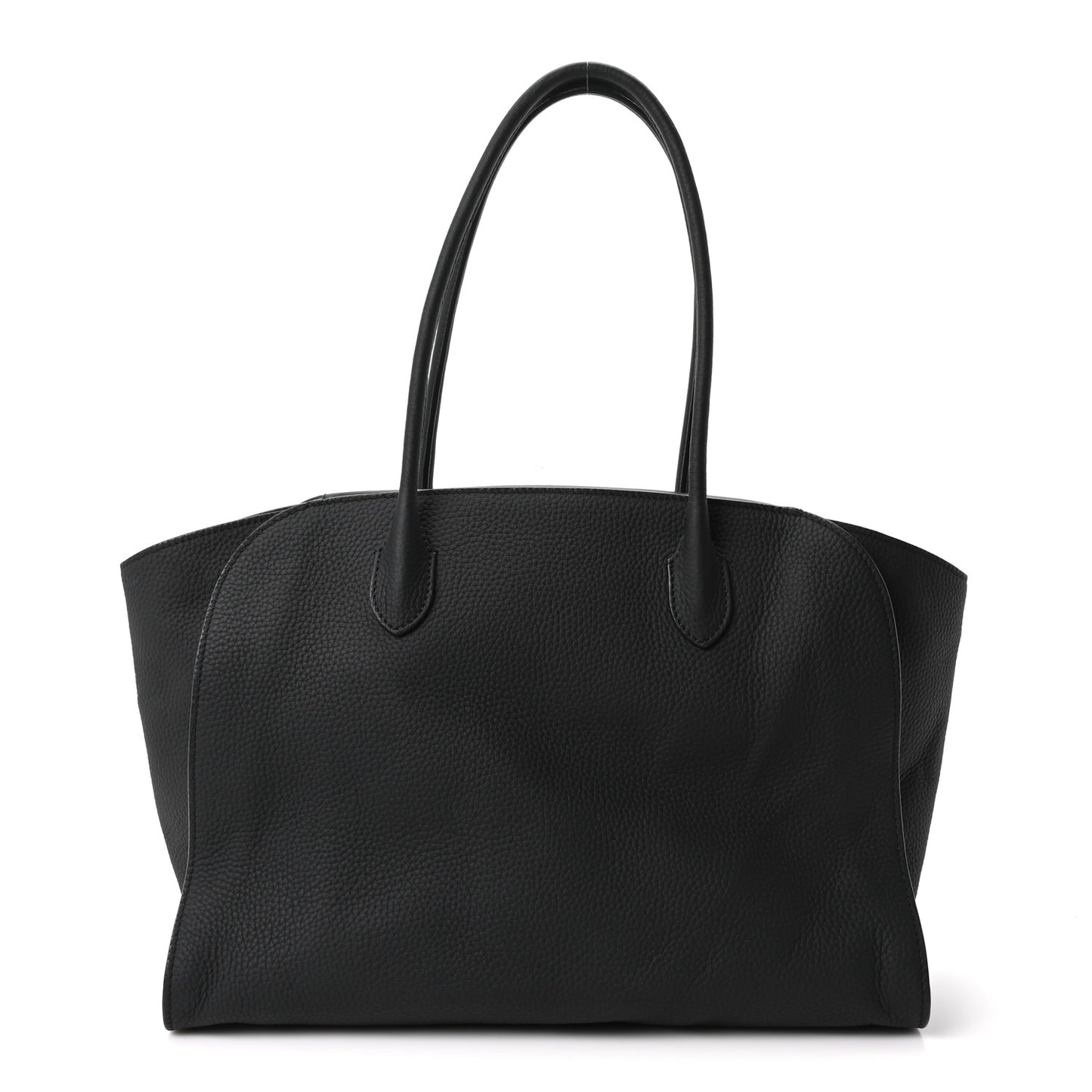Matte Grained Calfskin Marlo 14 Black