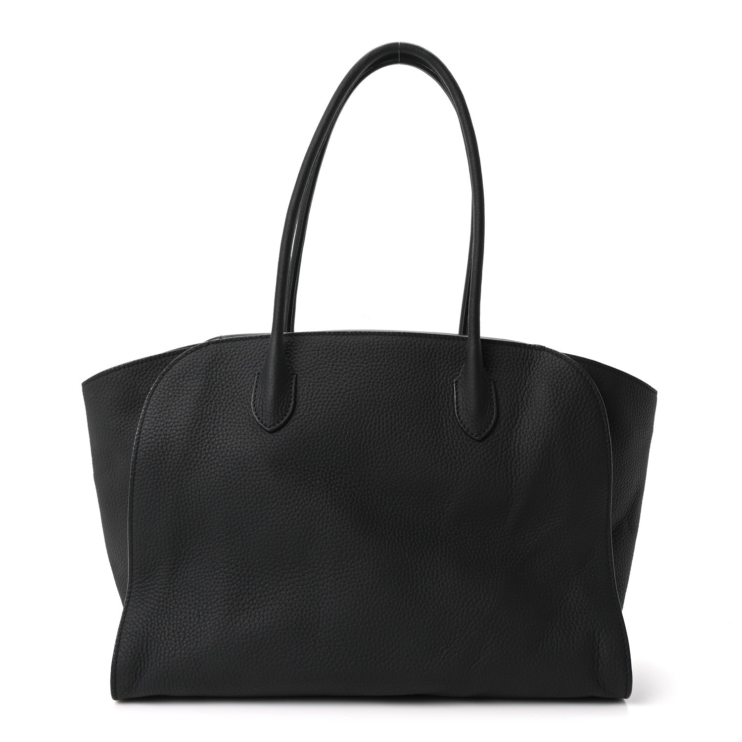 The Row Matte Grained Calfskin Marlo 14 Black 1 of 10