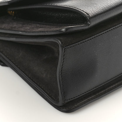Givenchy Goatskin Suede Mini GV3 Shoulder Bag Black 7 of 8