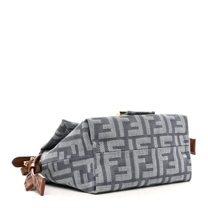 Fendi Denim Small Mamma Baguette Blue 4 of 10