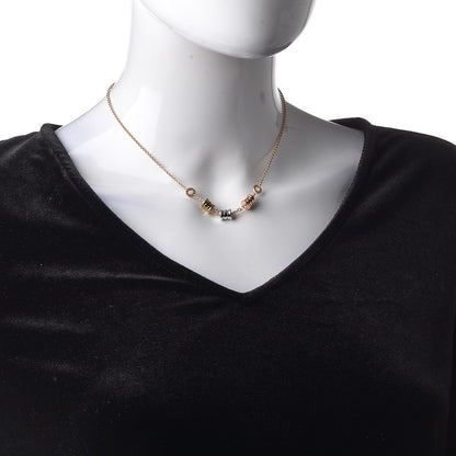 Bulgari 18K Yellow Rose White Gold B.Zero1 Necklace 2 of 4
