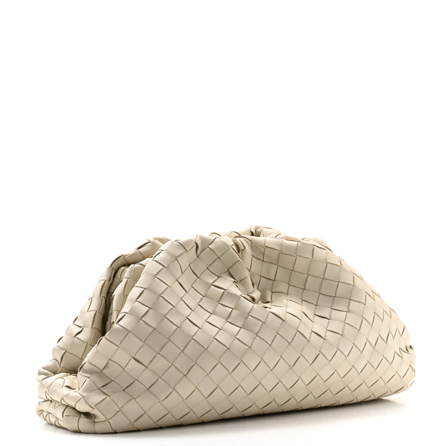 Nappa Maxi Intrecciato The Pouch Oversized Clutch Plaster