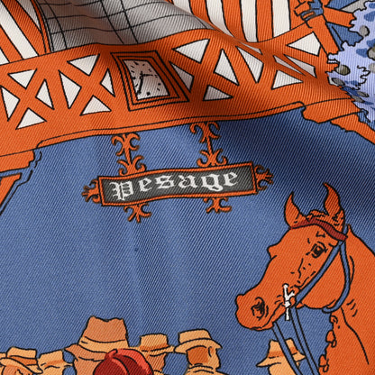 Hermes Silk Un Siecle De Courses A Deauville Scarf 90 7 of 7