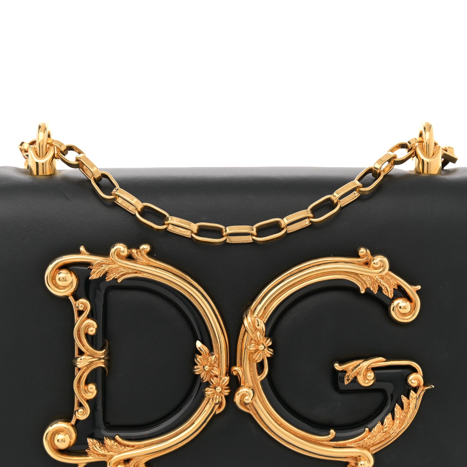 Dolce & Gabbana Nappa DG Girls Shoulder Bag Black 7 of 14