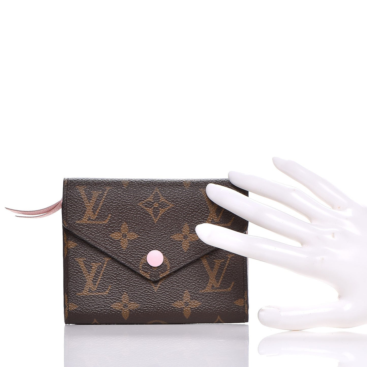 Monogram Victorine Wallet Rose Ballerine