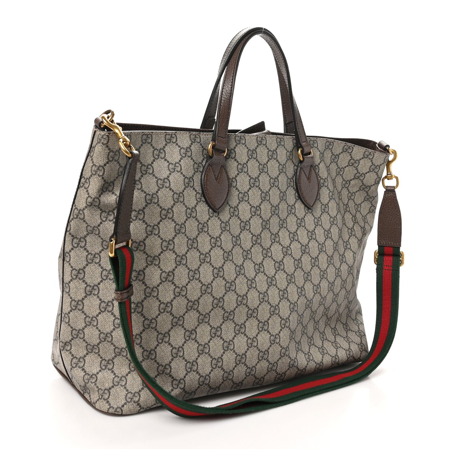 Soft GG Supreme Monogram Courrier Medium Crossbody Tote Beige New Acero