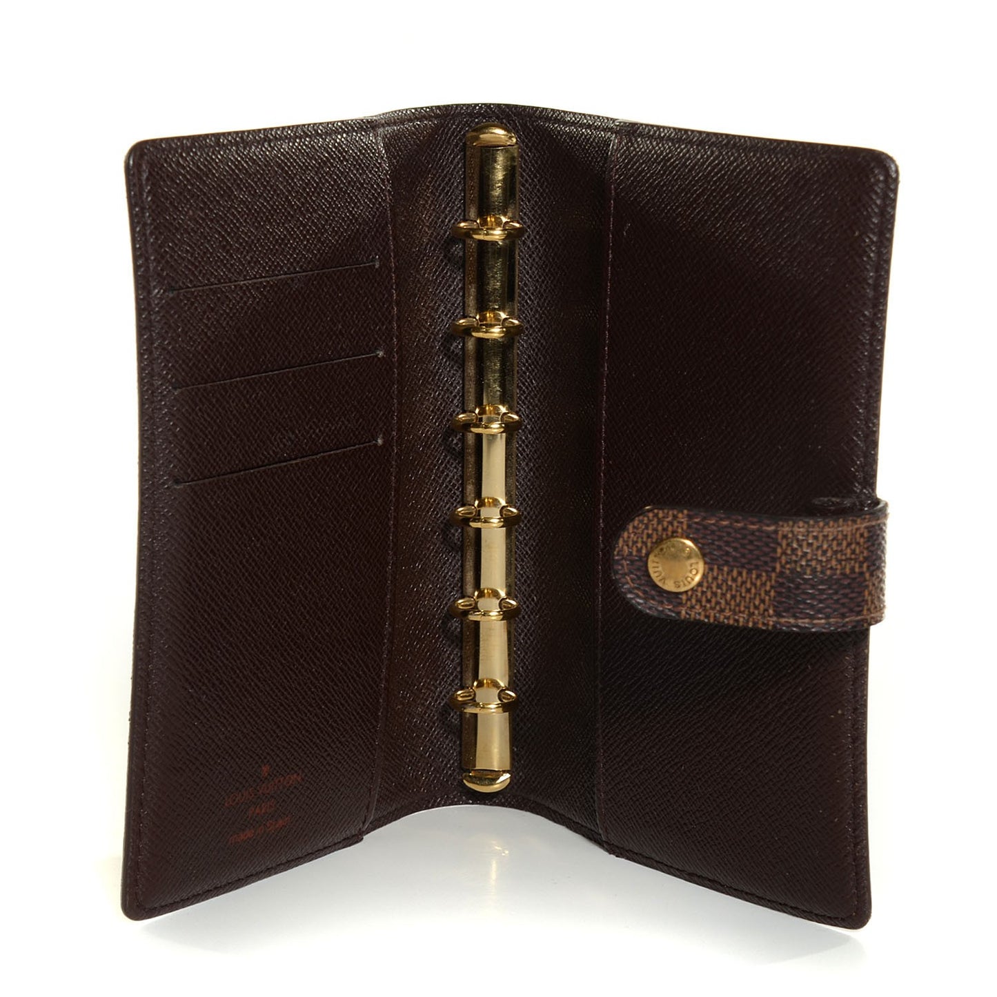 Damier Ebene Small Ring Agenda Cover