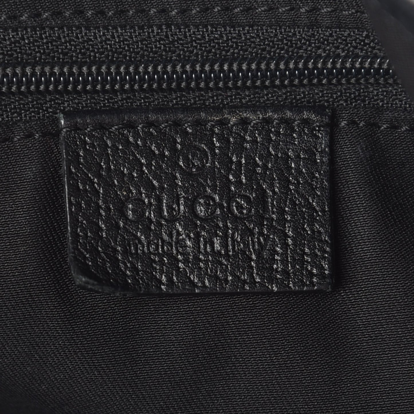 Monogram Medium Abbey Shoulder Bag Black