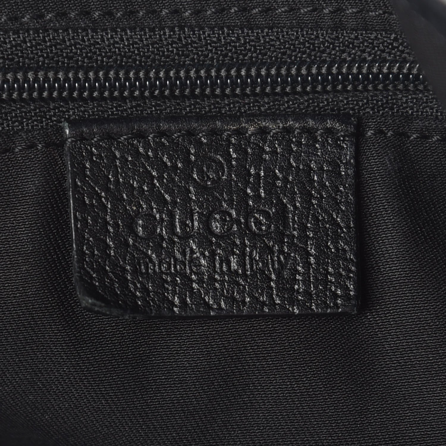 Gucci Monogram Medium Abbey Shoulder Bag Black 8 of 10