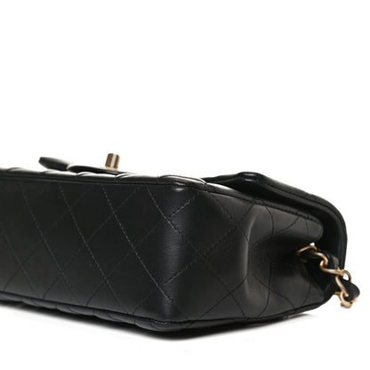Chanel Lambskin Quilted Mini Rectangular Flap Black 9 of 12