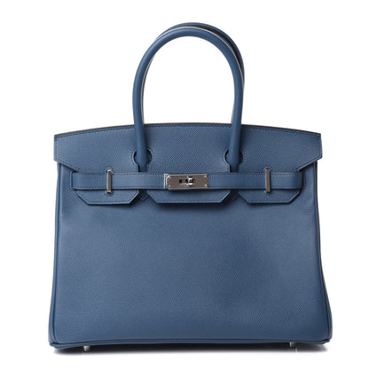 Hermes Epsom Birkin 30 Bleu Agate 1 of 9