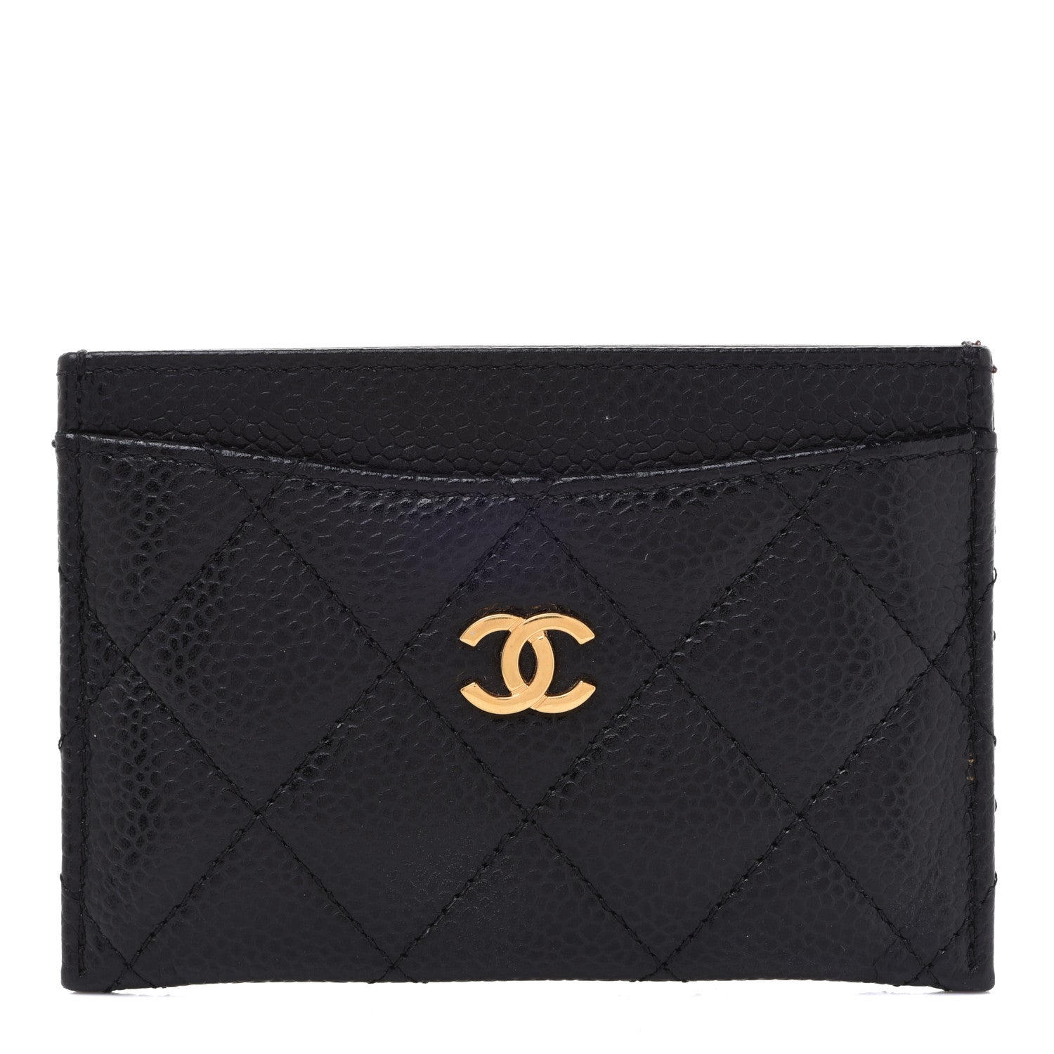 Chanel Caviar Quilted Card Holder Black 1 of 10