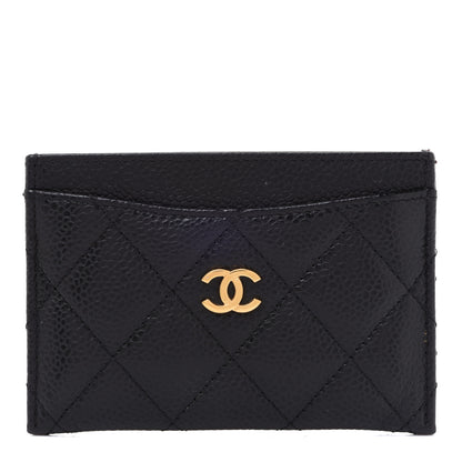Chanel Caviar Quilted Card Holder Black 1 of 10