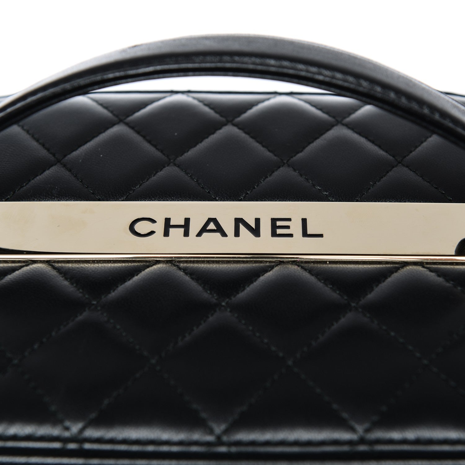 Chanel Lambskin Quilted Trendy CC Vanity Pouch Black 8 of 8