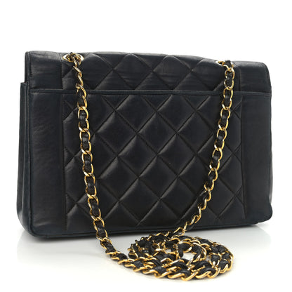Chanel Lambskin Quilted Medium Single Flap Black 3 of 14