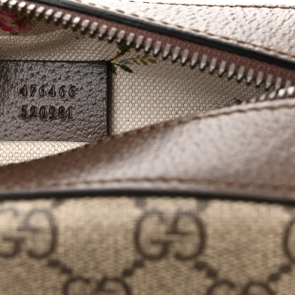 Gucci GG Supreme Monogram Web Neo Vintage Shoulder Bag Beige New Acero Crop 7 of 9