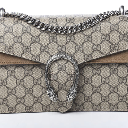 Gucci GG Supreme Monogram Small Dionysus Shoulder Bag Taupe 9 of 13