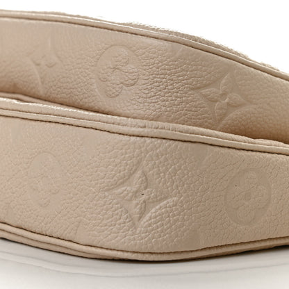 Louis Vuitton Empreinte Monogram Giant Multi Pochette Accessories Cream 10 of 12