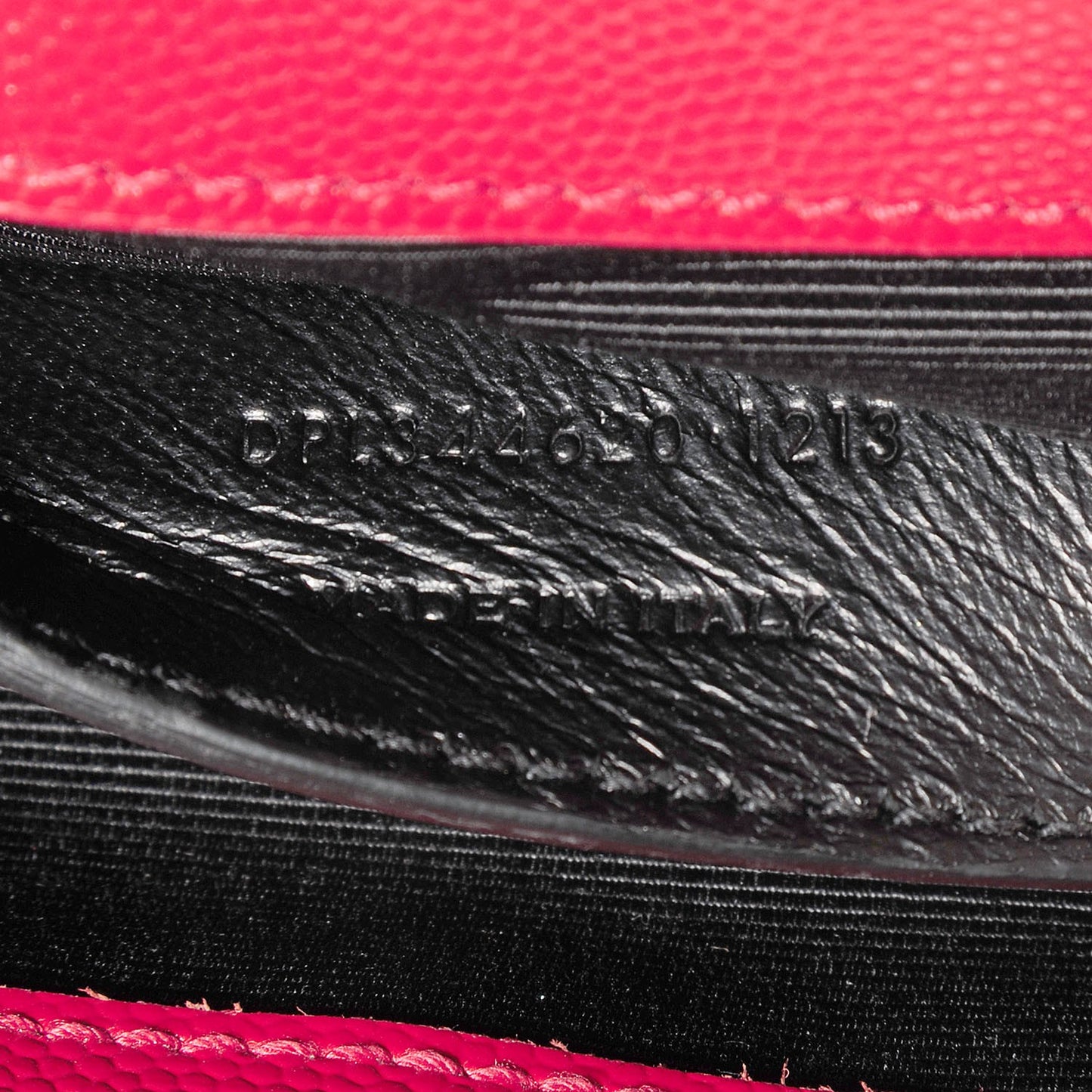 Grain De Poudre Small Classic Monogram Satchel Lipstick Red