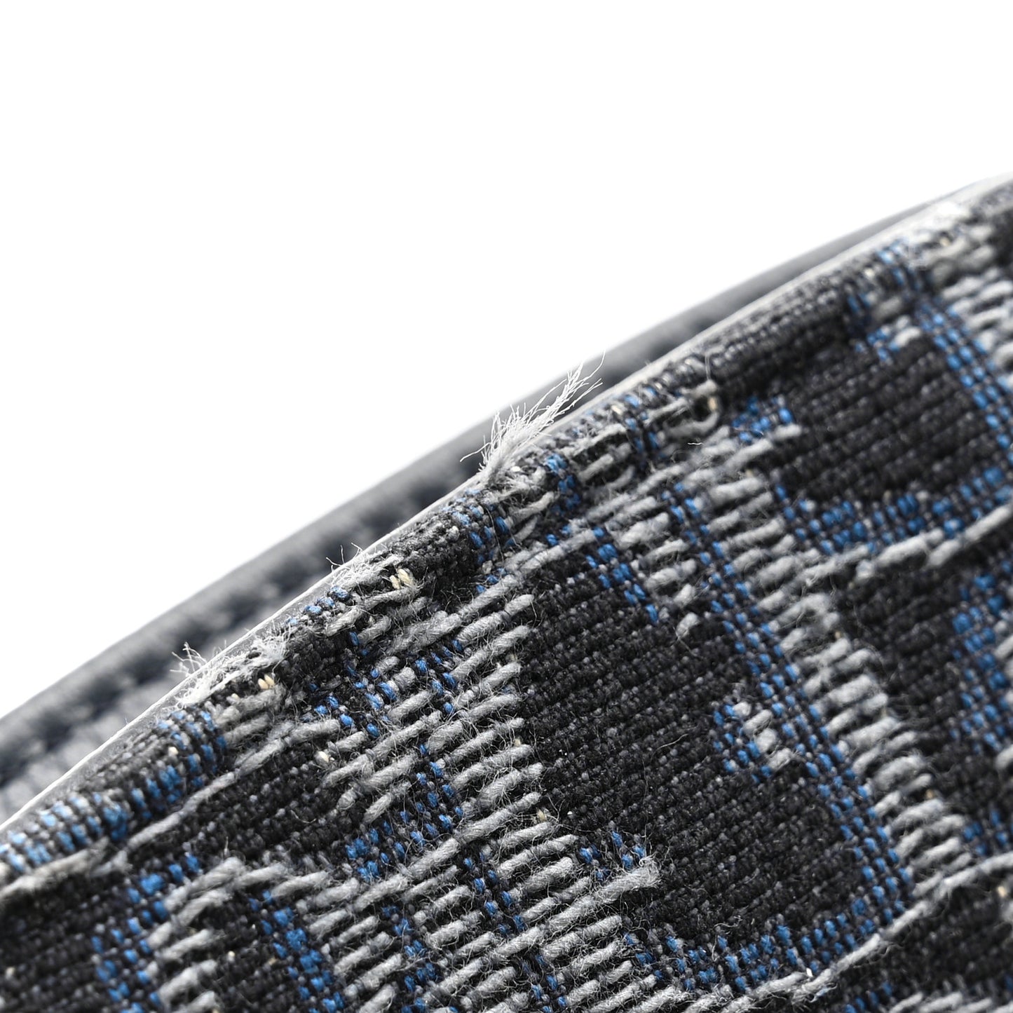 Oblique Saddle Messenger Pouch Blue Black