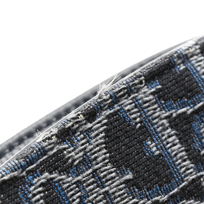 Christian Dior Oblique Saddle Messenger Pouch Blue Black 13 of 13