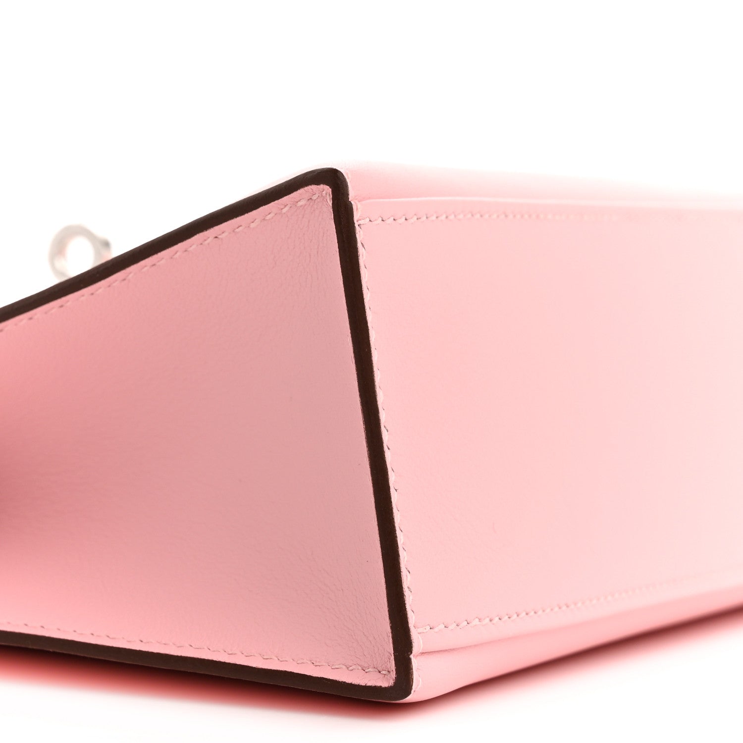 Hermes Swift Kelly Pochette Clutch Rose Sakura 9 of 11
